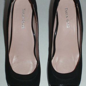 TARYN ROSE WOMENS PUMP BLACK SUEDE 9M
